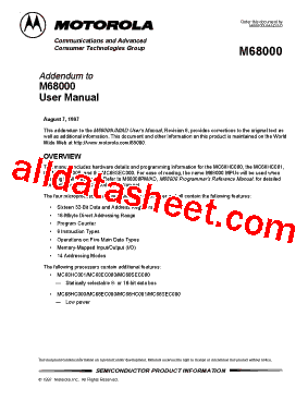 MC68EC000FU16型号图片