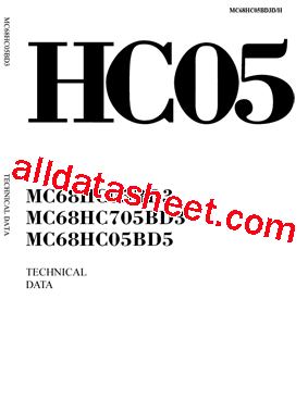 MC68HC05BD3型号图片