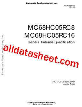 MC68HC05RC16DW型号图片