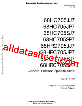 MC68HRC705JP7CP型号图片