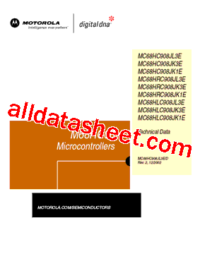 MC68HRC98JL3ECFA型号图片