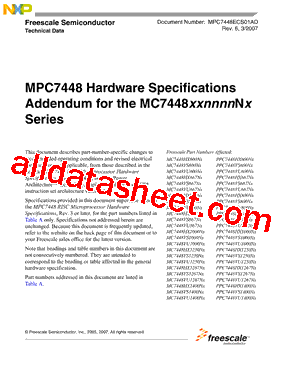 MC7448VS600ND型号图片