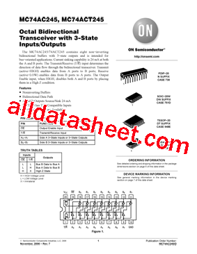 MC74ACT245N型号图片