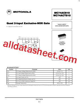 MC74ACT810D型号图片