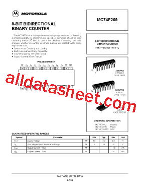 MC74F269DW型号图片