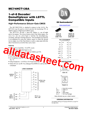 MC74HCT138ADR2G型号图片