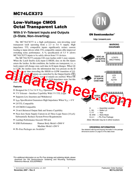 MC74LCX373MEL型号图片