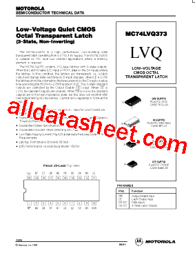 MC74LVQ373M型号图片