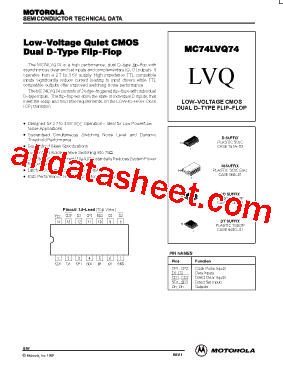 MC74LVQ74型号图片