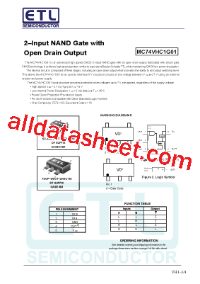MC74VHC1G01DFT2G型号图片