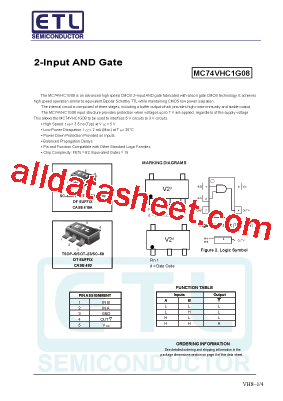 MC74VHC1G08DTT1型号图片