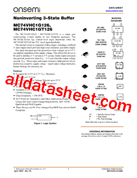 MC74VHC1G126P5T5G-L22088型号图片