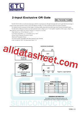 MC74VHC1G86DTT1型号图片