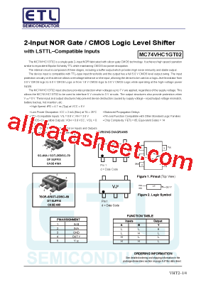 MC74VHC1GT02型号图片