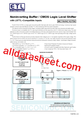 MC74VHC1GT50DTT3型号图片