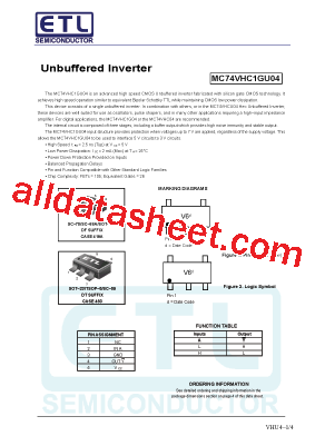 MC74VHC1GU04DFT4型号图片