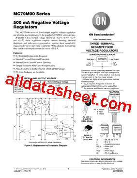 MC79M12BDTG型号图片