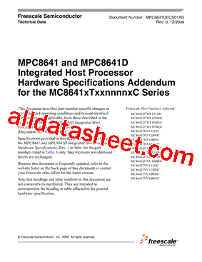MC8641DTHX1333H型号图片