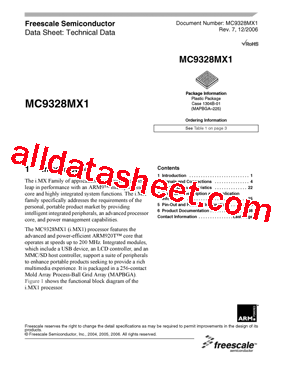 MC9328MX1VM20型号图片