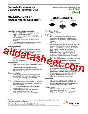 MC9S08AC128MFUE型号图片