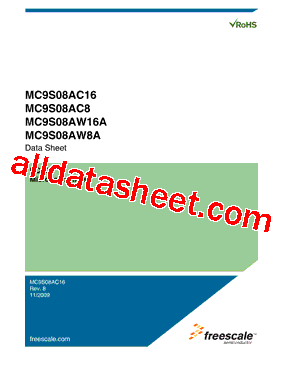 MC9S08AC16MEFJE型号图片