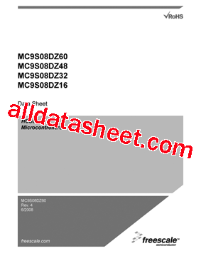 MC9S08DZ16F1V48型号图片