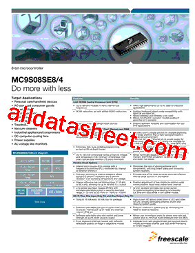 MC9S08SE8MWL型号图片