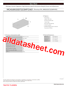 MCASJ063SD7223MFCA01型号图片