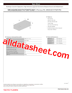 MCASJ063SD7473KFCA01型号图片