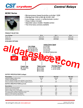 MCBC4825CL型号图片
