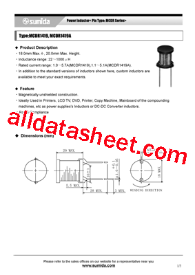 MCDR1419型号图片