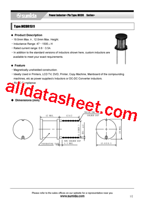 MCDR1511型号图片