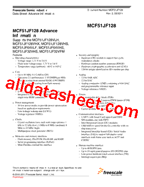 MCF51JF128VHX型号图片