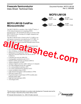 MCF51JM128_08型号图片