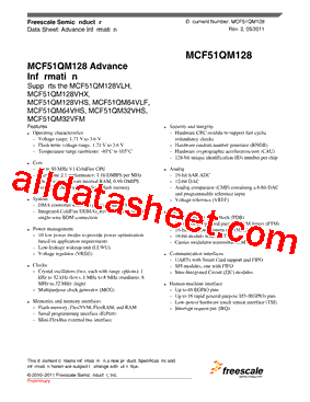 MCF51QM32VFM型号图片