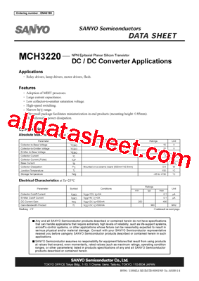 MCH3220型号图片