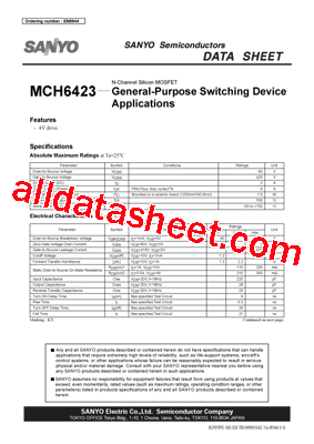 MCH6423型号图片