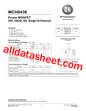 MCH6436-TL-E型号图片