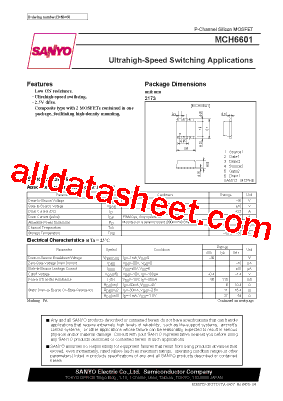 MCH6601型号图片