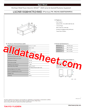 MCHK1608TR24MKN型号图片