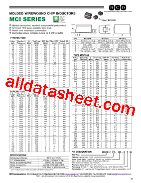 MCI1812-100MBQ型号图片