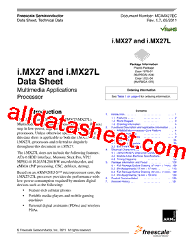 MCIMX27VOP4A型号图片