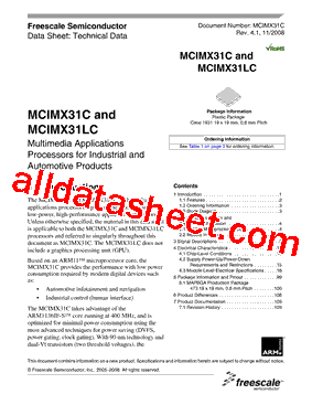 MCIMX31C_08型号图片