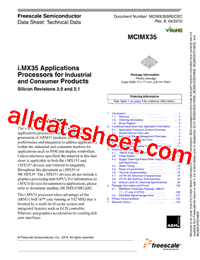 MCIMX353CJQ5C型号图片