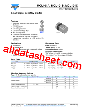MCL101A-TR型号图片