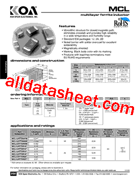 MCL1JHTTD068M型号图片