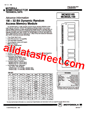 MCM32L100S10型号图片