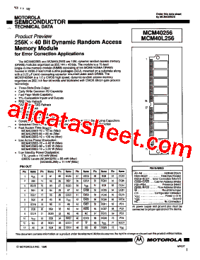 MCM40L256S10型号图片