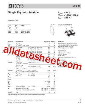 MCO25-16IO1型号图片