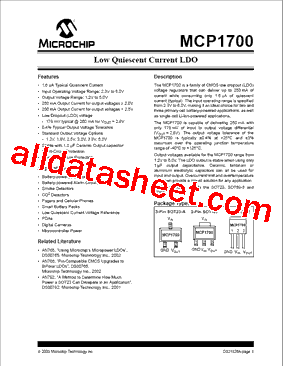 MCP1700-5002EMB型号图片